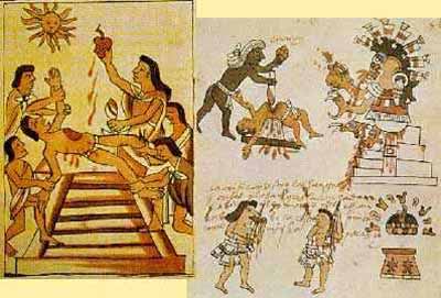 Aztec People Praying